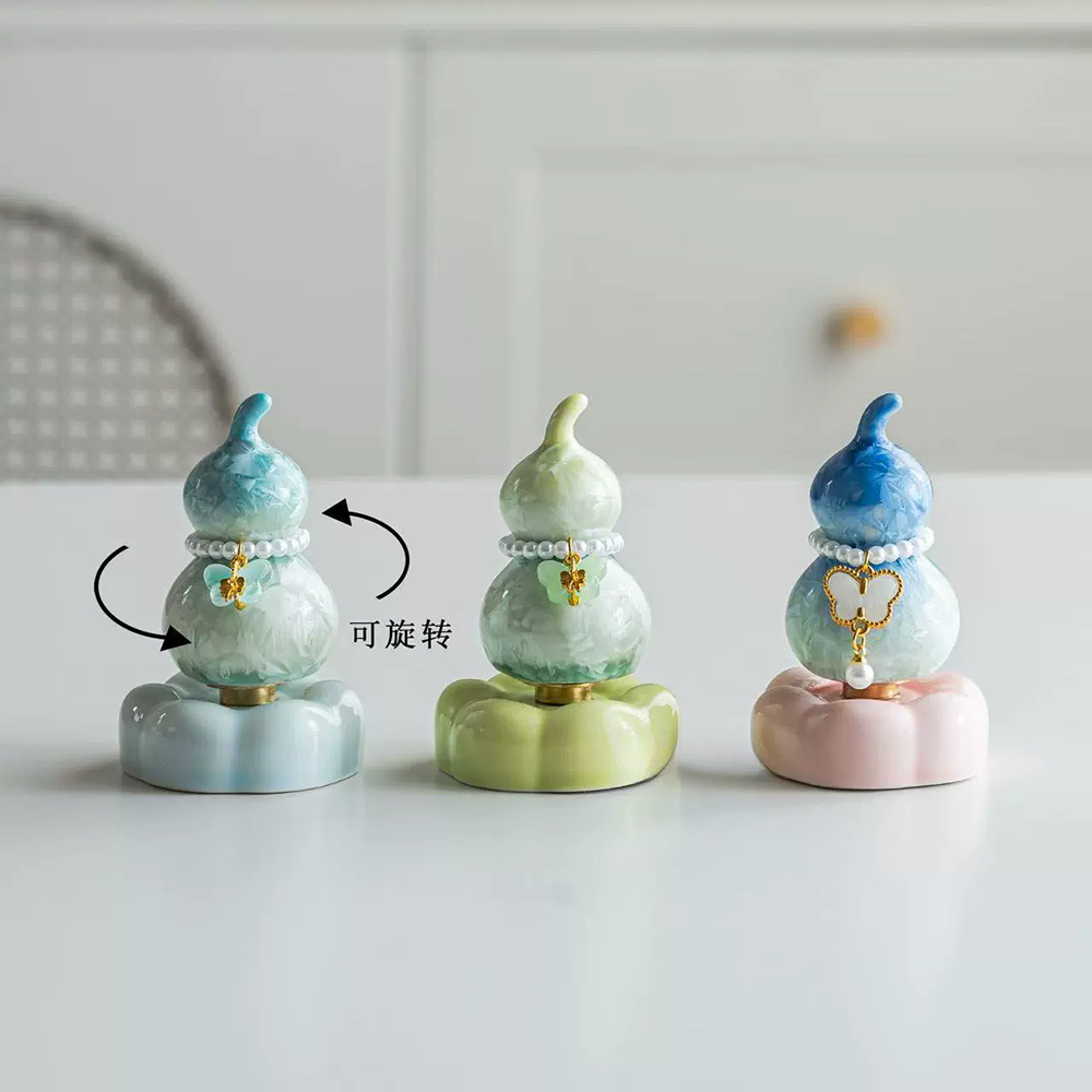 Plant Parent Gifts - Adorable Rotating Lucky Gourd - Creative