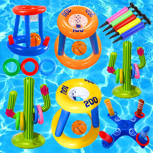 Plant Parent Gifts - Thickened PVC Inflatable Basketball Hoop Shooting
