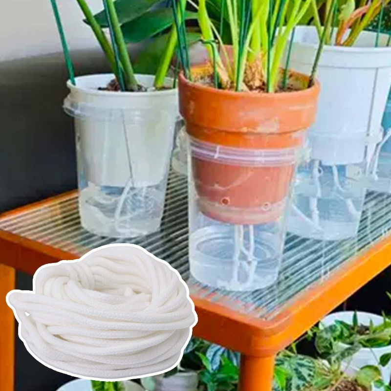 Self Watering Cotton Wick Cord - đánh giá và giá Plant Parent Kit