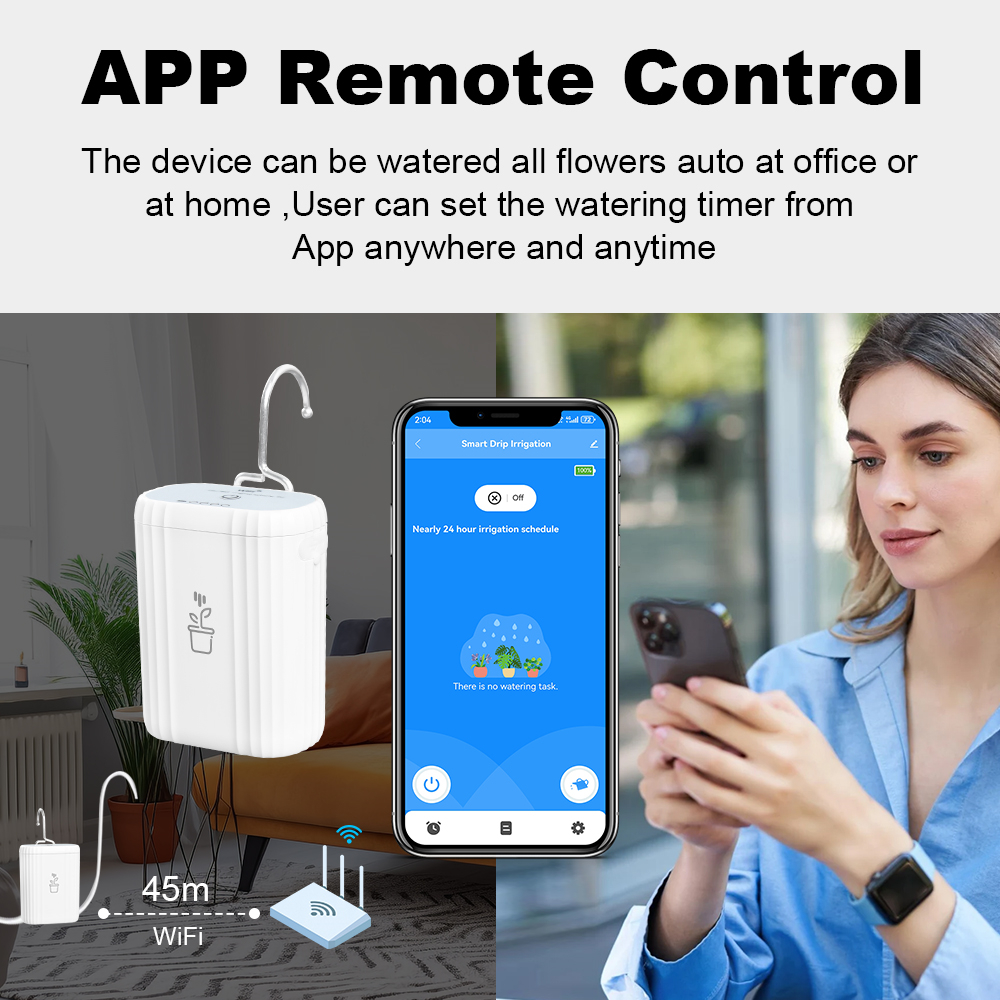 Tuya WiFi Smart Drip Irrigatio - đánh giá và giá Plant Parent Kit
