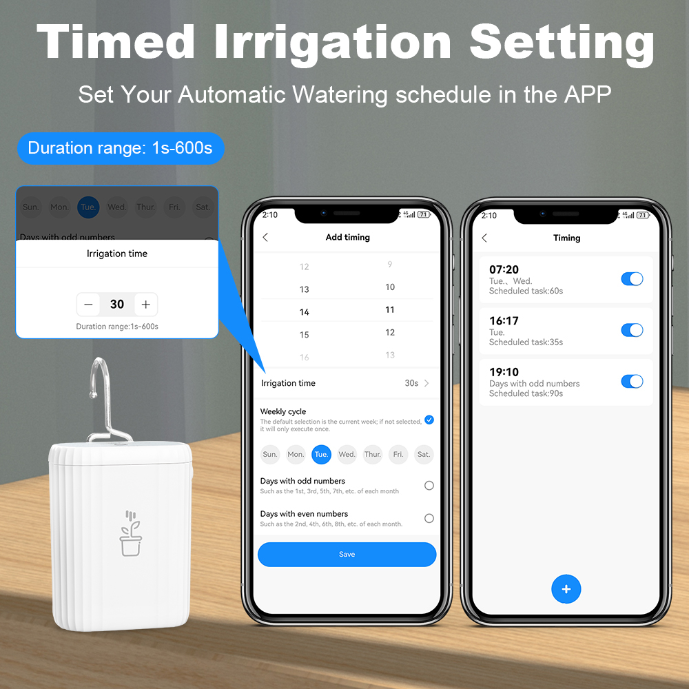 Tuya WiFi Smart Drip Irrigatio - đánh giá và giá Plant Parent Kit