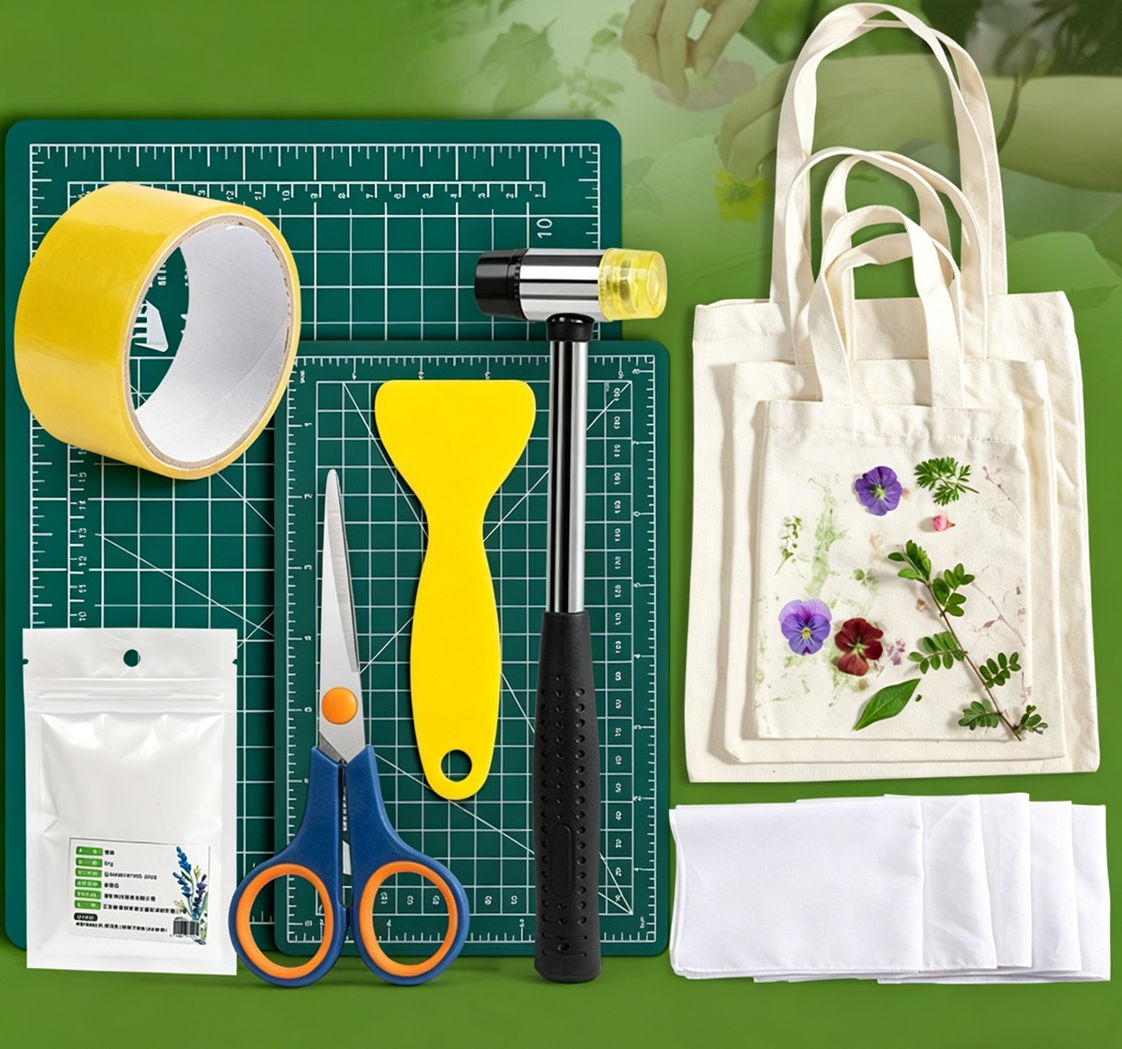 Plant Leaf Tap Dye DIY Kit, Bo - đánh giá và giá Plant Parent Toolkit