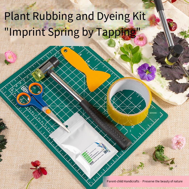Plant Leaf Tap Dye DIY Kit, Bo - đánh giá và giá Plant Parent Toolkit