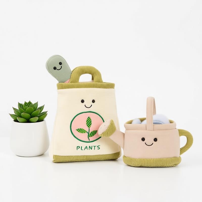 Cut Gardening Plush Toy Plant  - đánh giá và giá Plant Parent Gifts