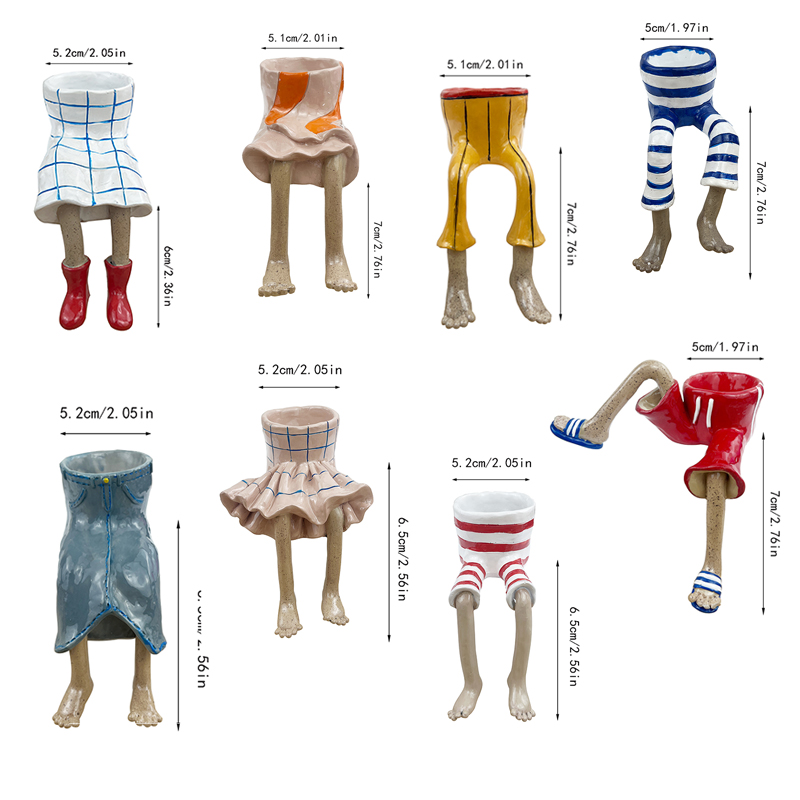 1Pcs Novelty Sitting Legs Cera - đánh giá và giá Plant Parent Gifts