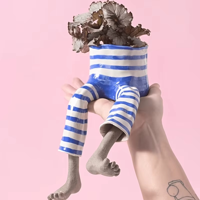 Whimsical Resin Leggy Planter  - đánh giá và giá Plant Parent Gifts